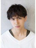 \モノトーングレージュ/ウェットヘア×マッシュヘア