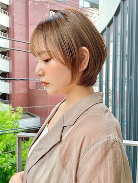 ダヴィン 中目黒(DaVin) 【DaVin中目黒】夏ショート ダブルカラー ショートボブ 20代30代