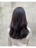 [ブリーチ無し]ほんのりラズベリーピンク