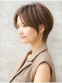 前髪なし大人ショート20代30代40代【AIN.表参道】川原大地