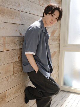 ロアーヘアー フォルド 小倉店(RAWR hair FOLD) 【RAWR】メンズ_韓国風パーマ_センターパート