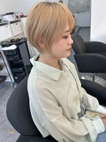 ヘアーテラスエムバイエイル(hair terrace M byEir) ハイトーンショート