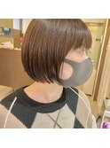 自然にまとまるナチュラルボブ style by平瀬