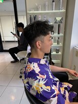 アイズ 海老名(AIZU) スウィングアップバングジェットモヒカンフェードカットショート