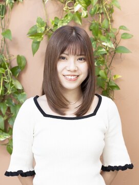美容室むっしゅ ミディアム 内巻きスタイル