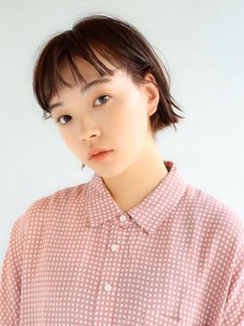 アンドレイ 表参道(andrey) [ANDREY]グレーベージュ/レイヤーロング/前髪パーマ黒髪カタログ