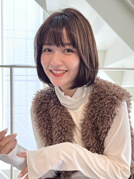 コート 表参道(Cote) Cote蒲牟田愛　ナチュラルボブ　韓国ボブ　顔まわりカット　ロブ