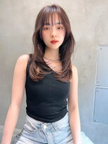 エース (ACE)&nbsp;ACE横浜　ダークオリーブグレー×顔周りニュアンス巻き