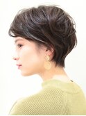 大人可愛い、ひし形ショート＜30代・40代・50代＞
