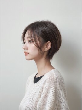 ルミヘアー 県庁藤江店(Lumi hair) 《Lumi hair》透明感グレージュ×ベリーショート ¥9900