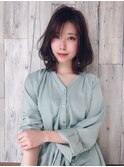 ★大人可愛い20代30代40代◎愛され前髪結べるボブ