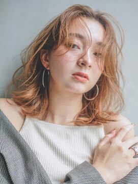 シオン(shion) くすみベージュオリーブカラーワンレンボブルフ_79913