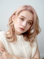 ミエルヘアーエスト 新宿店(mielhair est)&nbsp;ハイトーン　レイヤーセミディ