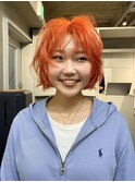 【小倉修也　オレンジレイヤーボブ】