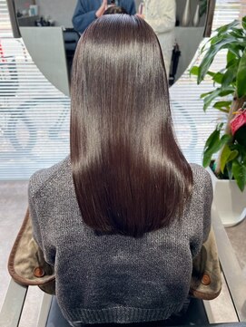 クプラ(Qpula) 暗髪透明感カラー×髪質改善トリートメント