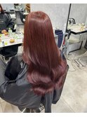 ワインレッドカラー