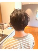 ショートボブ×パーマ　/20代/30代/40代/50代/60代/70代