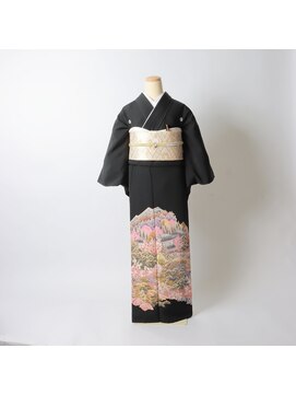 キモノクイーン(KIMONO QUEEN) 黒留袖レンタル￥55,000 /No.407