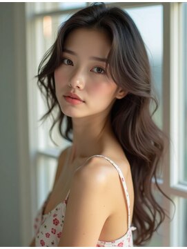 モードケイズ 調布店(MODE K's) 韓国くびれヘア_調布ミニウルフチェリーブラウン似合わせカット