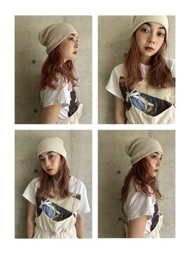 ライン(LINE) salmon pink