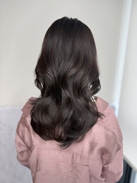 エニー 栄(Any) ラベンダーグレージュ×韓国小顔レイヤー