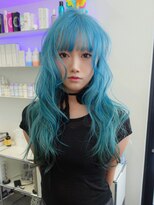 リッチ(RITZY) 【RITZY】ペールブルー☆水色ヘア☆ケアブリーチ