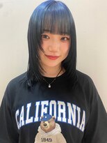 ナンブ セントラル(nambu-CENTRAL)&nbsp;レイヤーカット＆ルーツカラーブルー