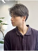 ホワイトハイライト×リバースセンターパート