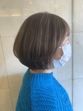 大須賀美容室 けやき通り店 ふんわり大人レイヤーボブ
