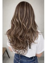 シアー(sheer)&nbsp;細ハイライト×柔らかブラウン