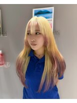 ハリス(Harris)&nbsp;ブロンドベース×ピンクデザイン