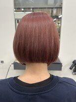 ウミ(Umi)&nbsp;【hina/戸塚】ミニボブ×ピンクベージュ