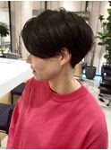 大人ショート/ショートボブ/白髪ぼかしハイライト/銀座/武蔵小杉