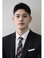 ヨシザワインク プレミアム 横浜 桜木町店(YOSHIZAWA Inc. PREMIUM) 黒髪アップバングワイルドショートビジカジ