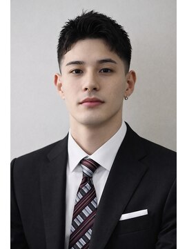 ヨシザワインク プレミアム 横浜 桜木町店(YOSHIZAWA Inc. PREMIUM) 黒髪アップバングワイルドショートビジカジ