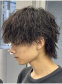 縦落ちパーマツイストスパイラルシャドウパーマ