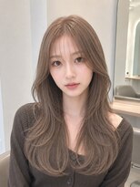 アース 宮崎昭栄店(EARTH) 韓国風くびれレイヤー × ミルクティーグレージュ