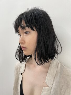 ネロ ヘアアンドライフストア 渋谷(NERO HAIR AND LIFESTORE) ワイドバング/ボブ