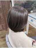 レイヤーボブ×マロンブラウン