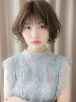 モッズヘア 越谷(mod's hair)&nbsp;オリーブベージュひし形ナチュラルショートボしブ20代30代W越谷