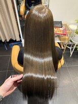 ピークスヘア(peaks hair)&nbsp;髪質改善トリートメント オリーブベージュ 髪質改善カラー 堀江