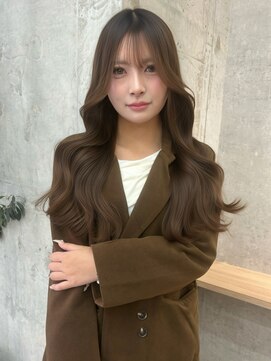 アロ 梅田(alo) 【苗代萌】ブリーチなしでできるチョコレートブラウン