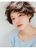 無造作ショートのパーマスタイル〔Belle銀座〕