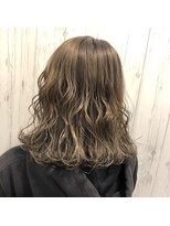 ヘアーメイク ララ(HAIR MAKE LALA) ミディアムヘアー　アッシュベージュ