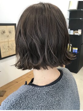 アテナ 六本松店(ATENA) 【ATENA六本松】ワンレンボブ　外ハネ　パーマ　ミニボブ