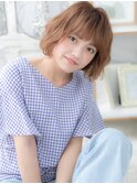ゆるふわ質感☆大人かわいいくせ毛風小顔ボブa越谷10代20代30代