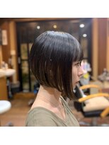 ヘア ロココ(hair LOCOCO)&nbsp;インナーカラー前下がりボブ
