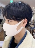 #センターパート#スリークショート