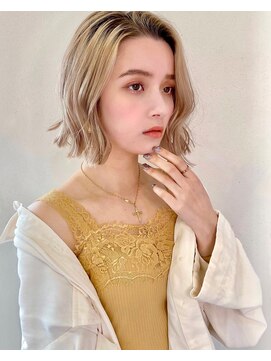 レイラバイアフロート 吉祥寺(Lila by afloat) 切りっぱなしボブ×ラフ巻き【アフロート吉祥寺 緒方】