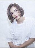 無造作ラフボブスタイル